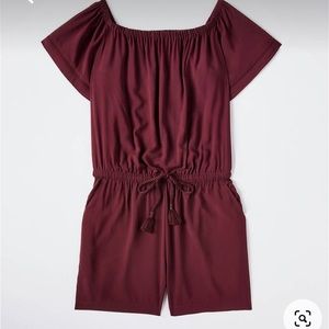 Loft Burgundy romper